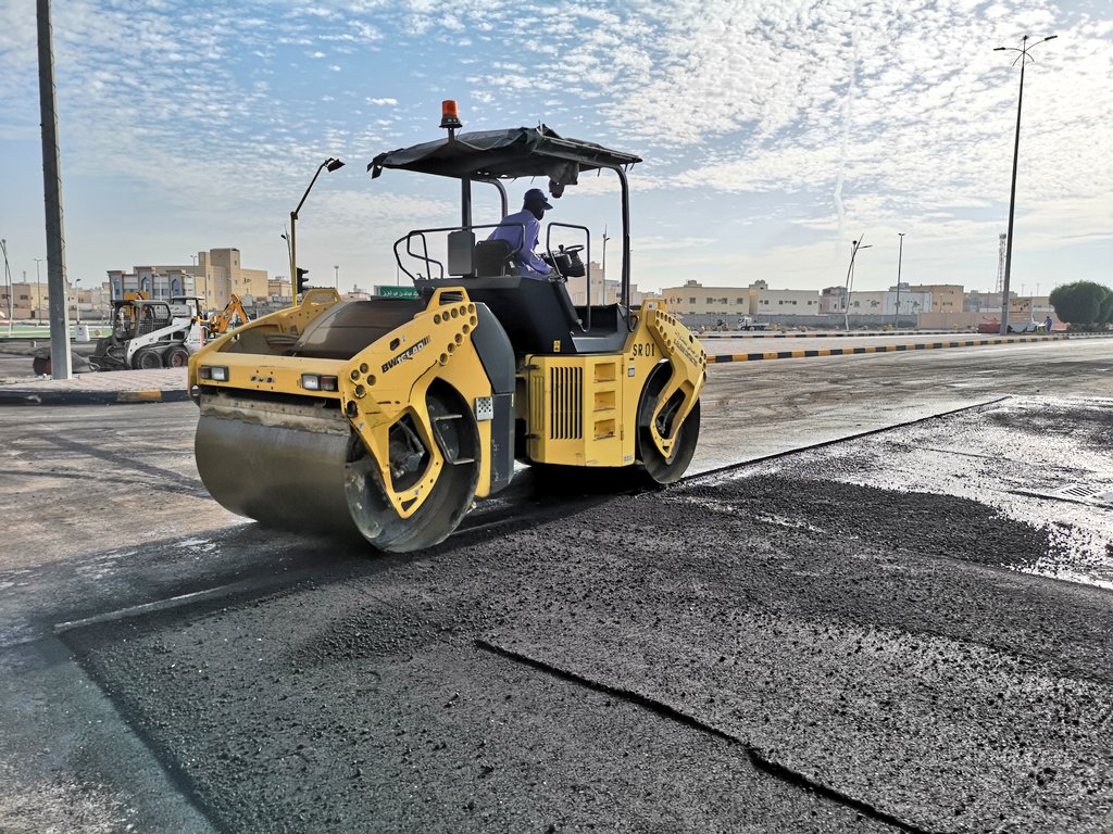 سفلتة أحواش الطائف