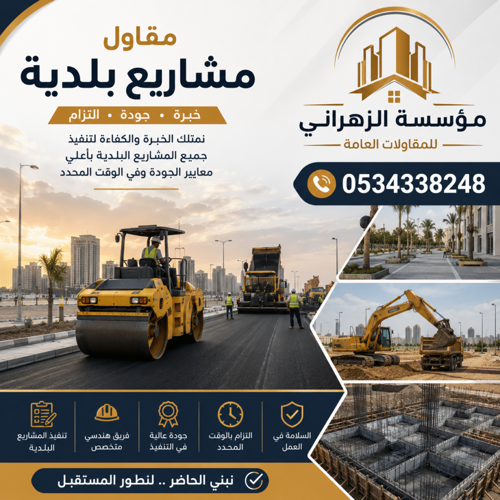 مقاول مشاريع بلدية