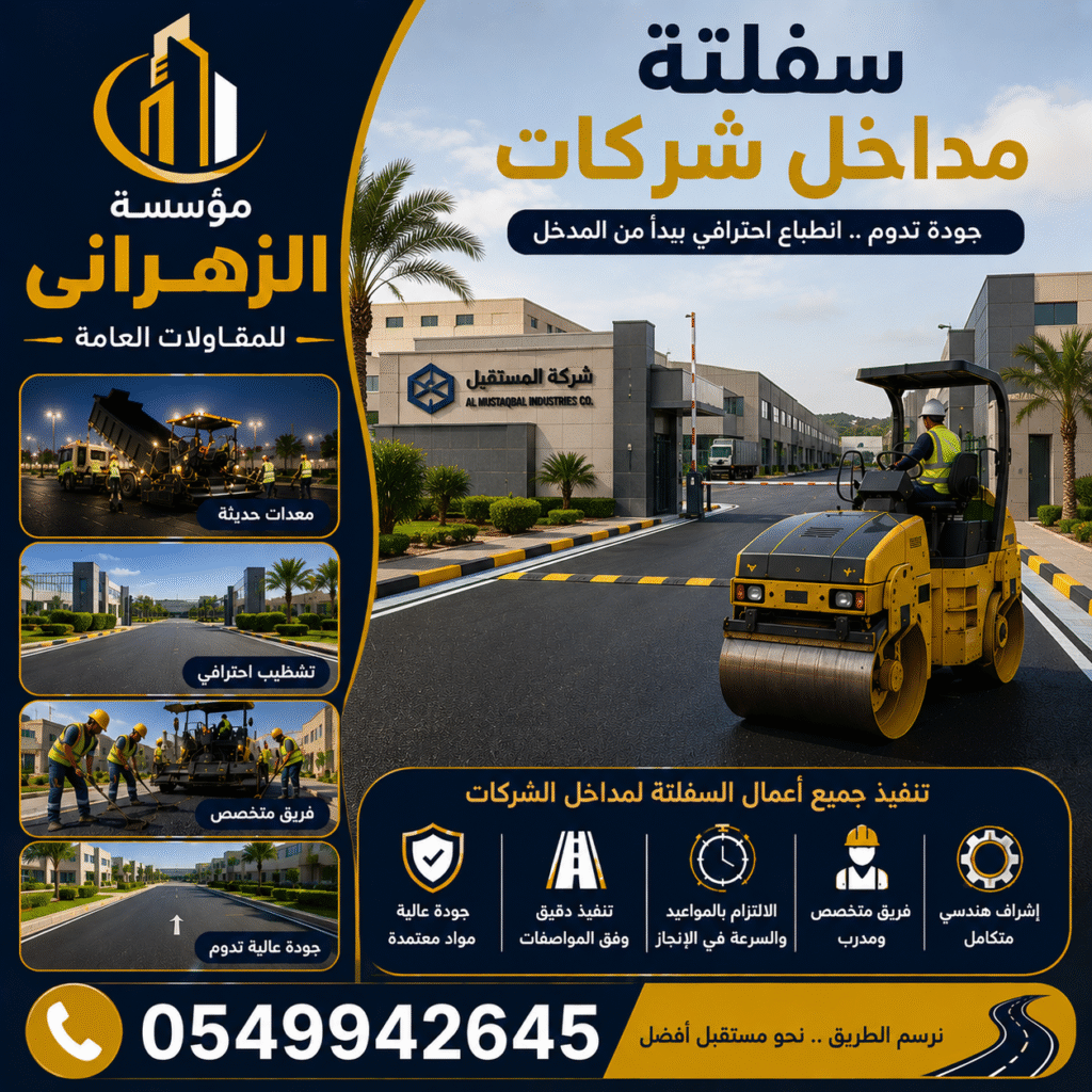 سفلتة مداخل شركات